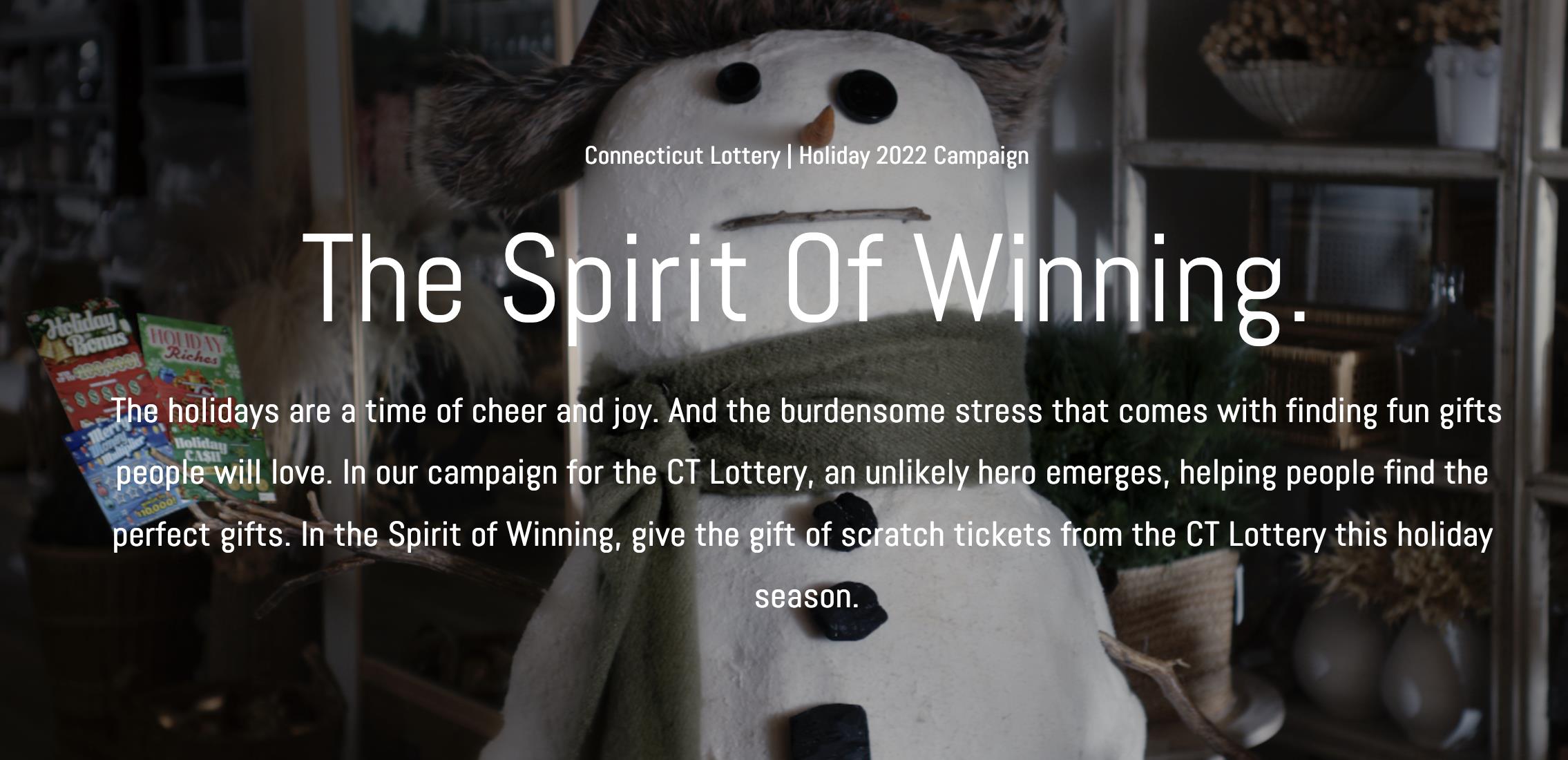 Connecticut Lottery Holiday Campaign